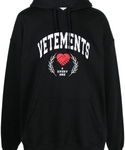 VETEMENTS Logo-print Pullover Hoodie