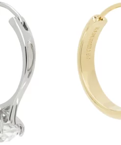 Vetements Silver & Gold Wedding Earrings 2