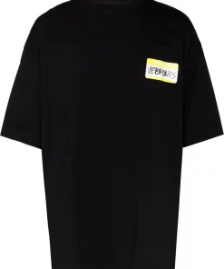 VETEMENTS My Name Is Vetements print T-Shirt Black