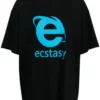 Vetements Ecstasy Graphic Print logo T-shirt