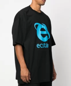 Vetements Ecstasy Graphic Print logo T-shirt 3
