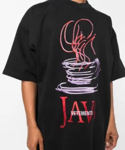 Vetements Java Logo Printed T-Shirt 6