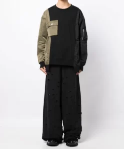 Vetements Ripped Detailing Cotton Track Pants 2